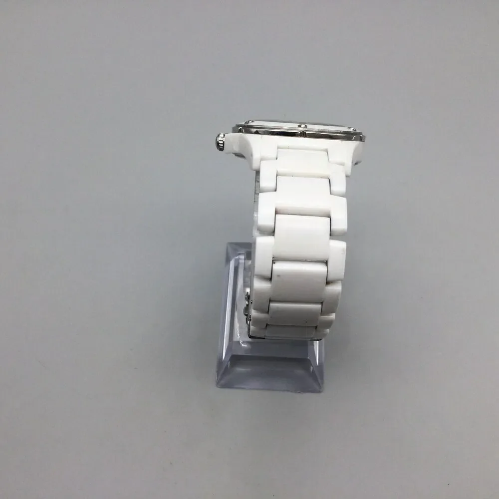 Juicy Couture Watch Women 36mm White Silver Tone New Battery 7.75" - Picture 8 of 15